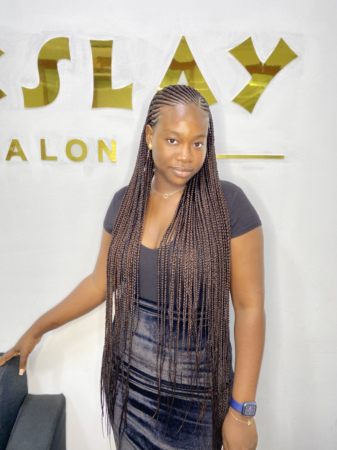 Cornrow With Knotless