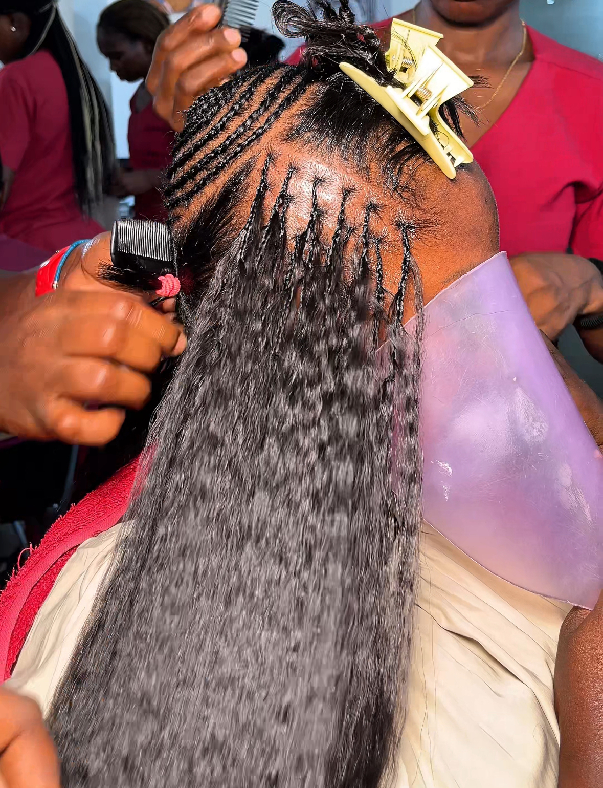 Individual+crochet feather braids