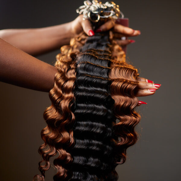 #4 24" Deep Wave Feather Hair