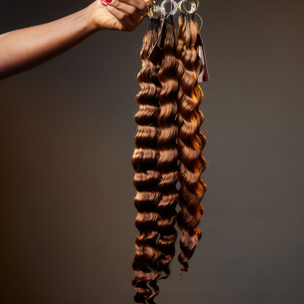 #4 18" Deep Wave Feather Hair
