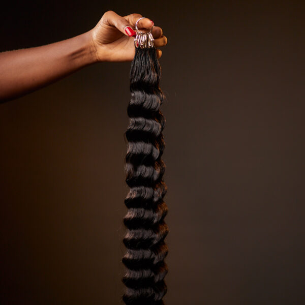 #1B 18" Natural Wave Feather Hair