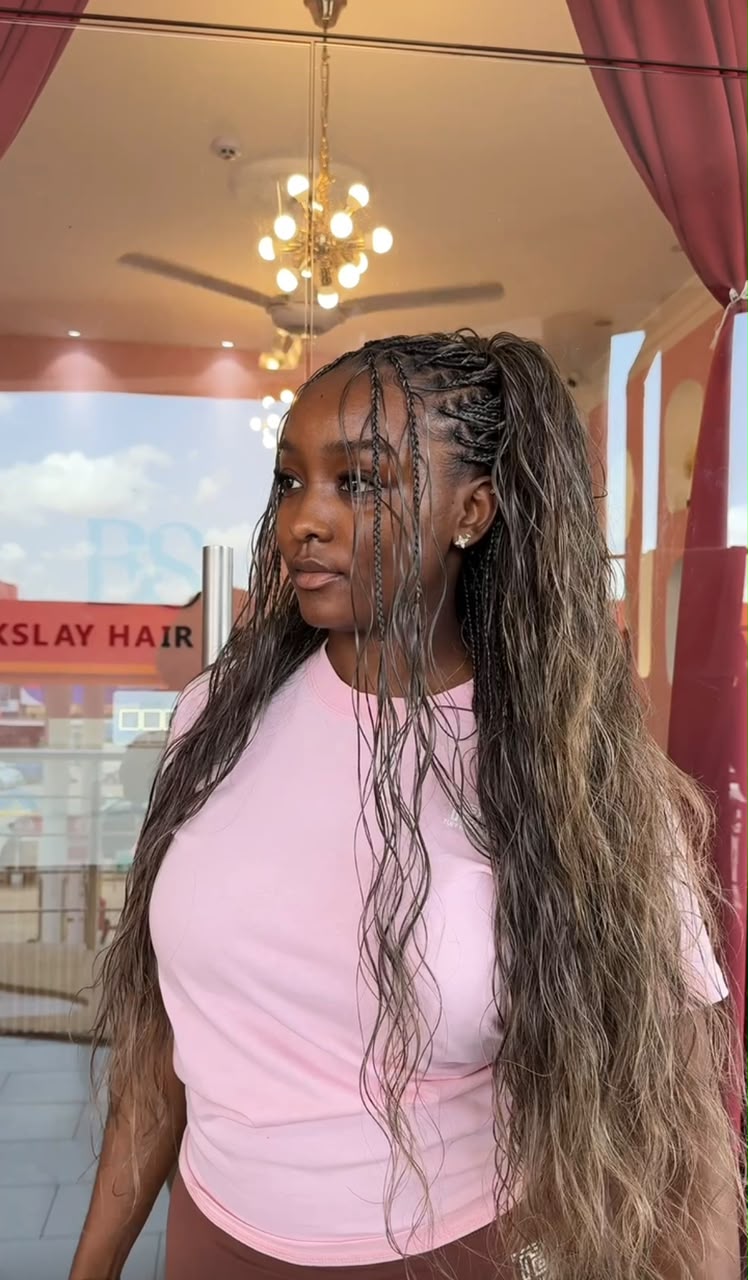 7 Rows Anna Wave Braids